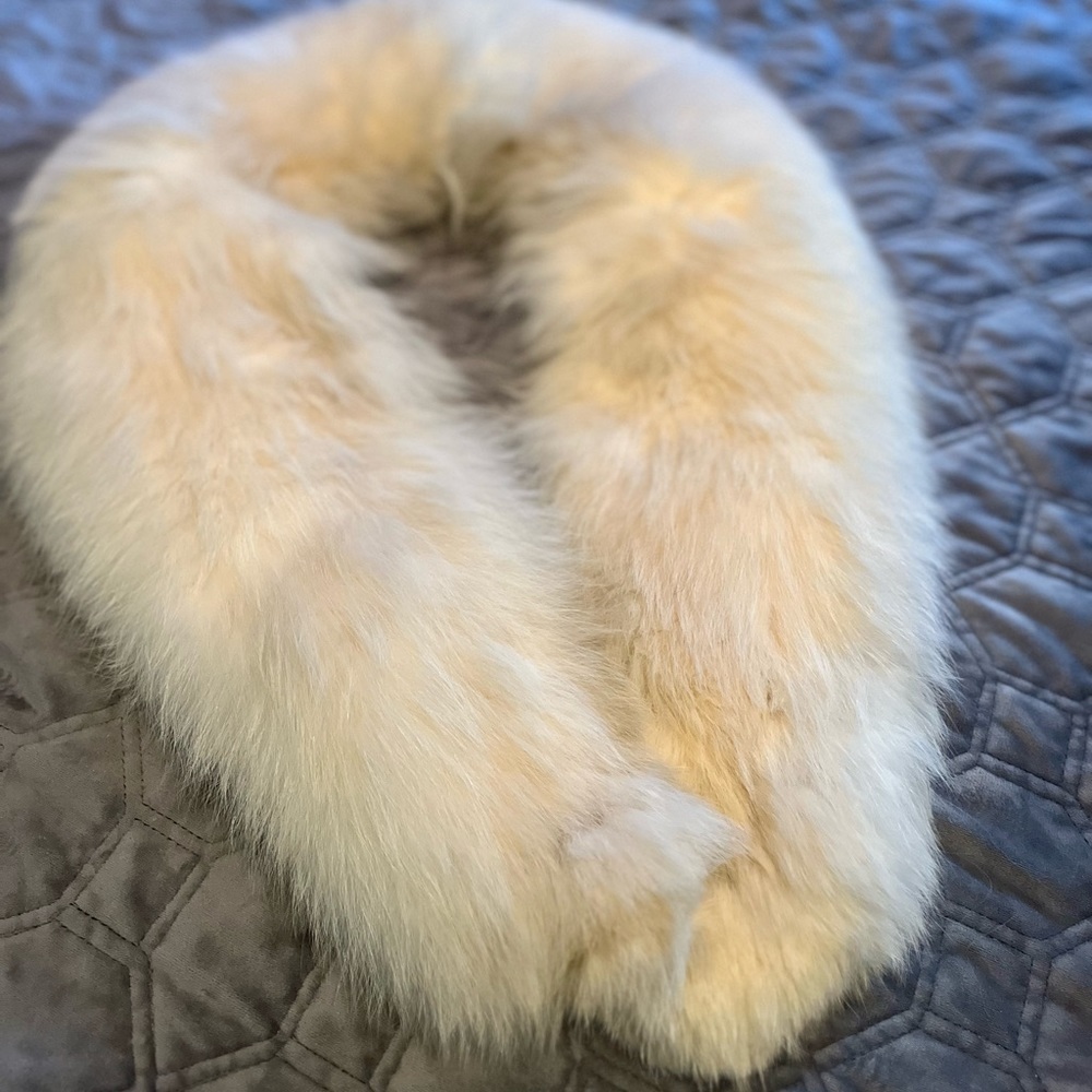 Real fox fur shawl